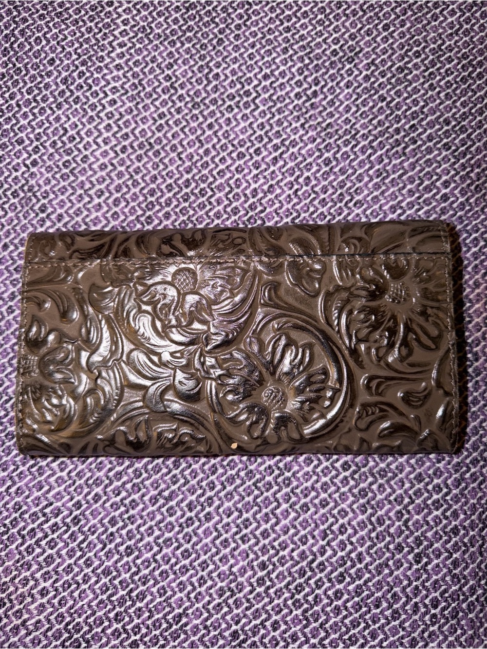 Patricia Nash Leather Wallet in Brown